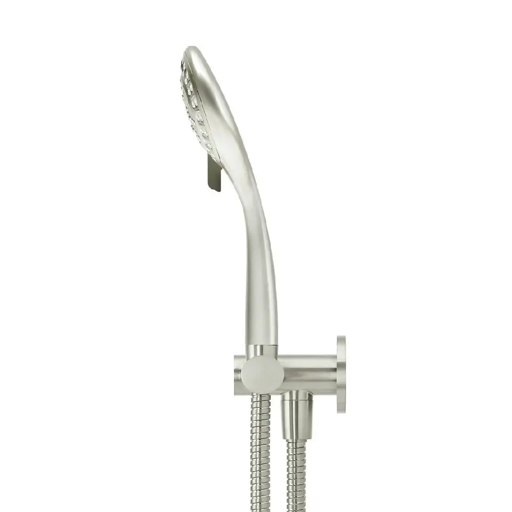 Meir Round Hand Shower on Swivel Bracket Brushed Nickel MZ06-PVDBN