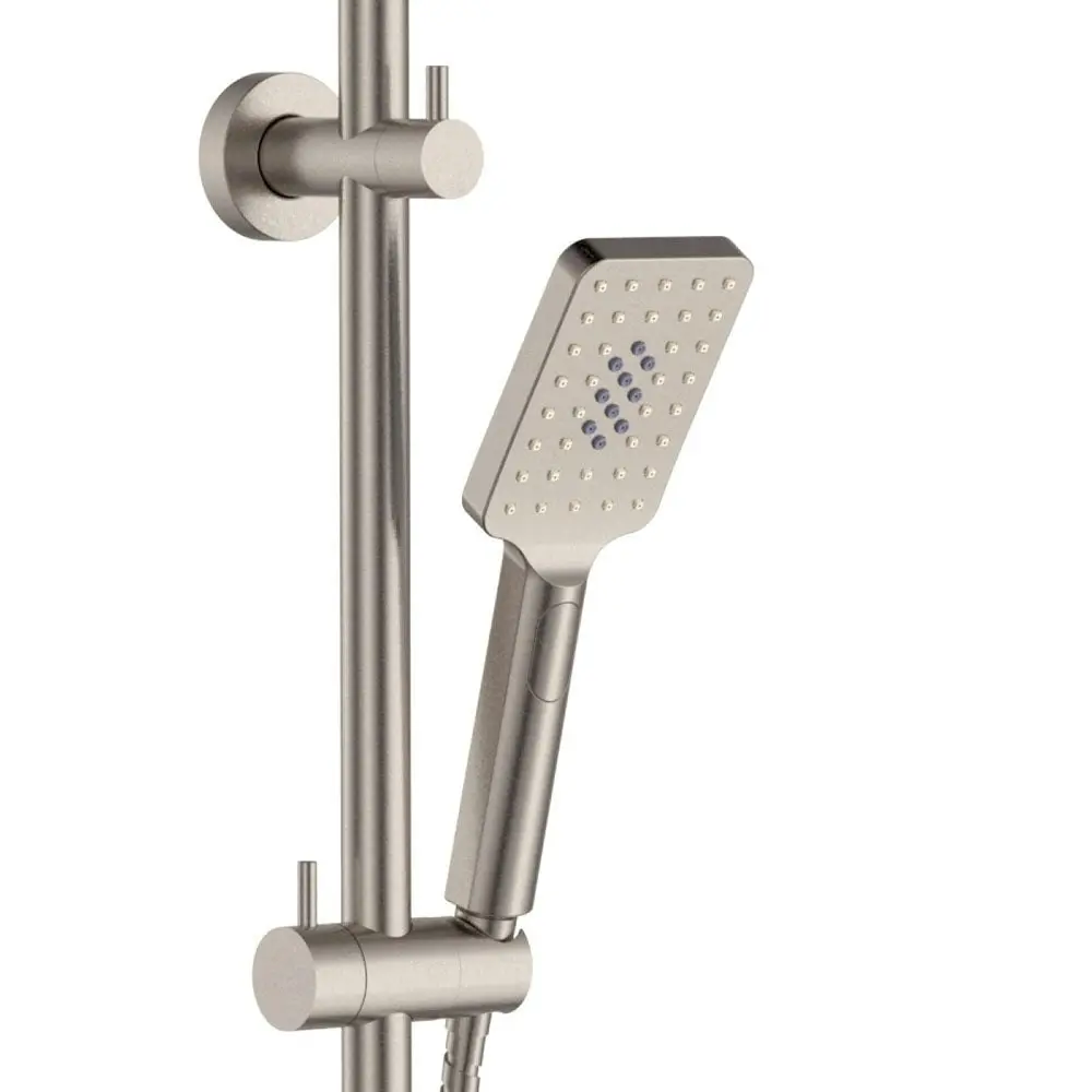 Fienza Tono Twin Shower Brushed Nickel 455116BN