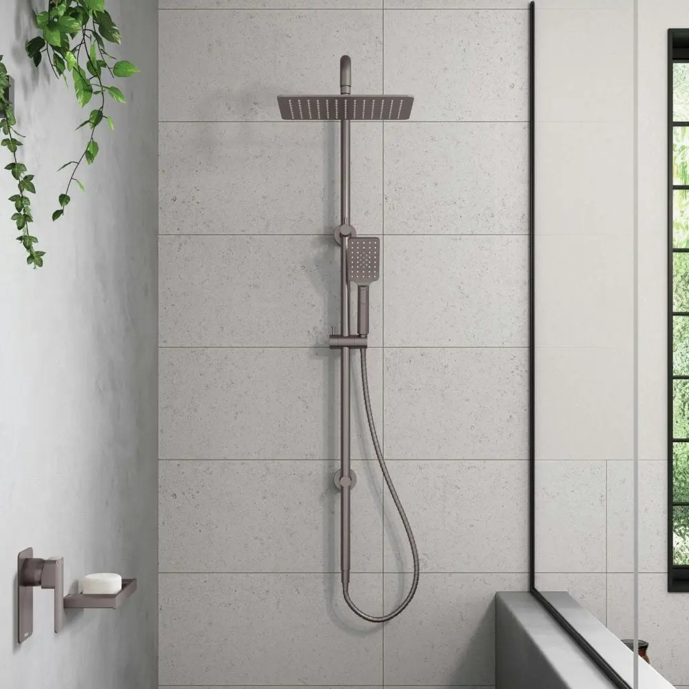 Fienza Tono Twin Shower Gun Metal 455116GM