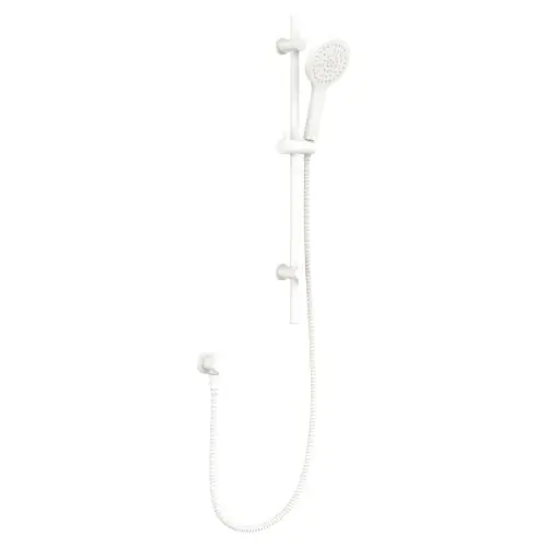 Fienza Kaya Shower Rail Matte White 444109MW