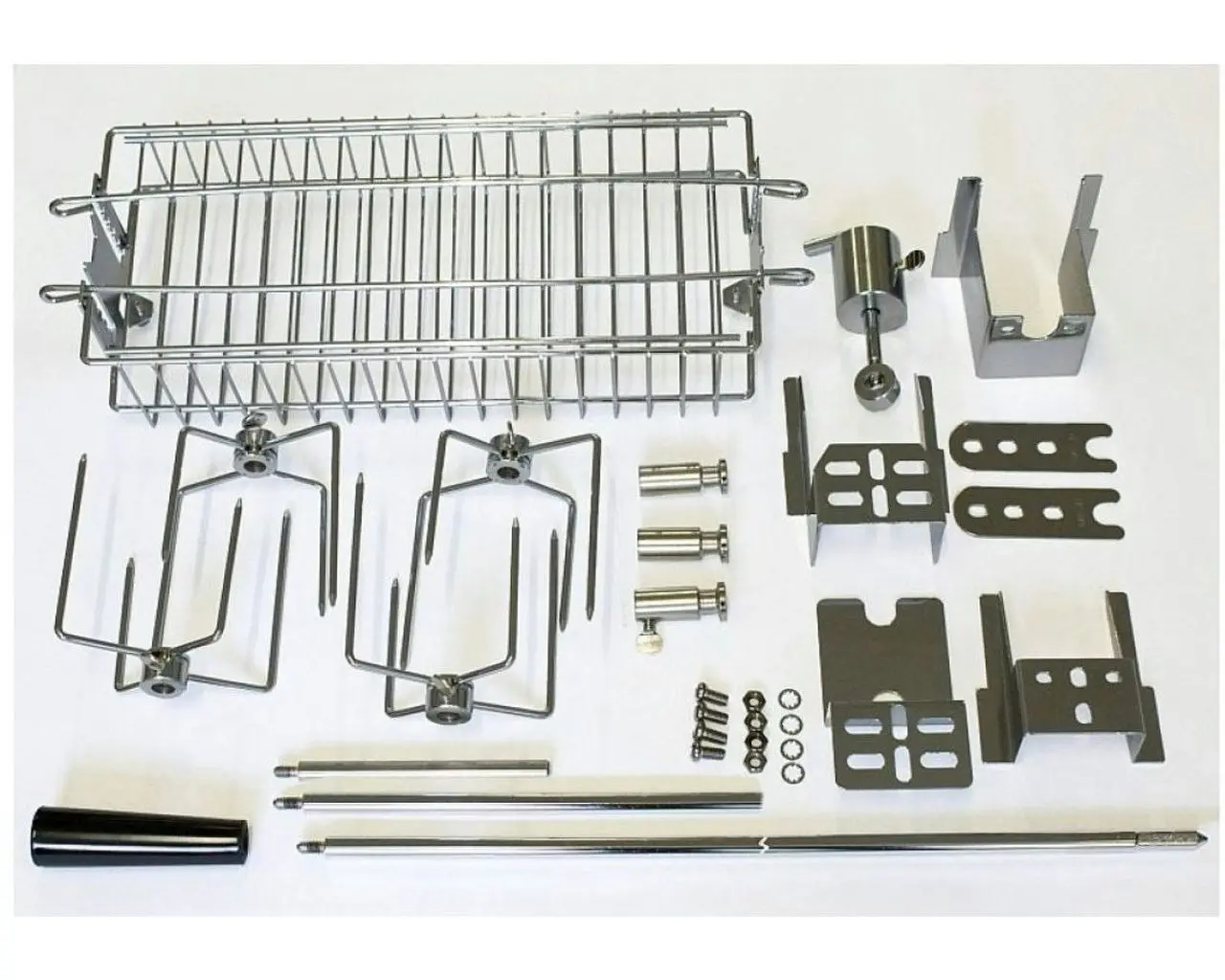 Turbo Stainless Steel Rotisserie Kit NO MOTOR