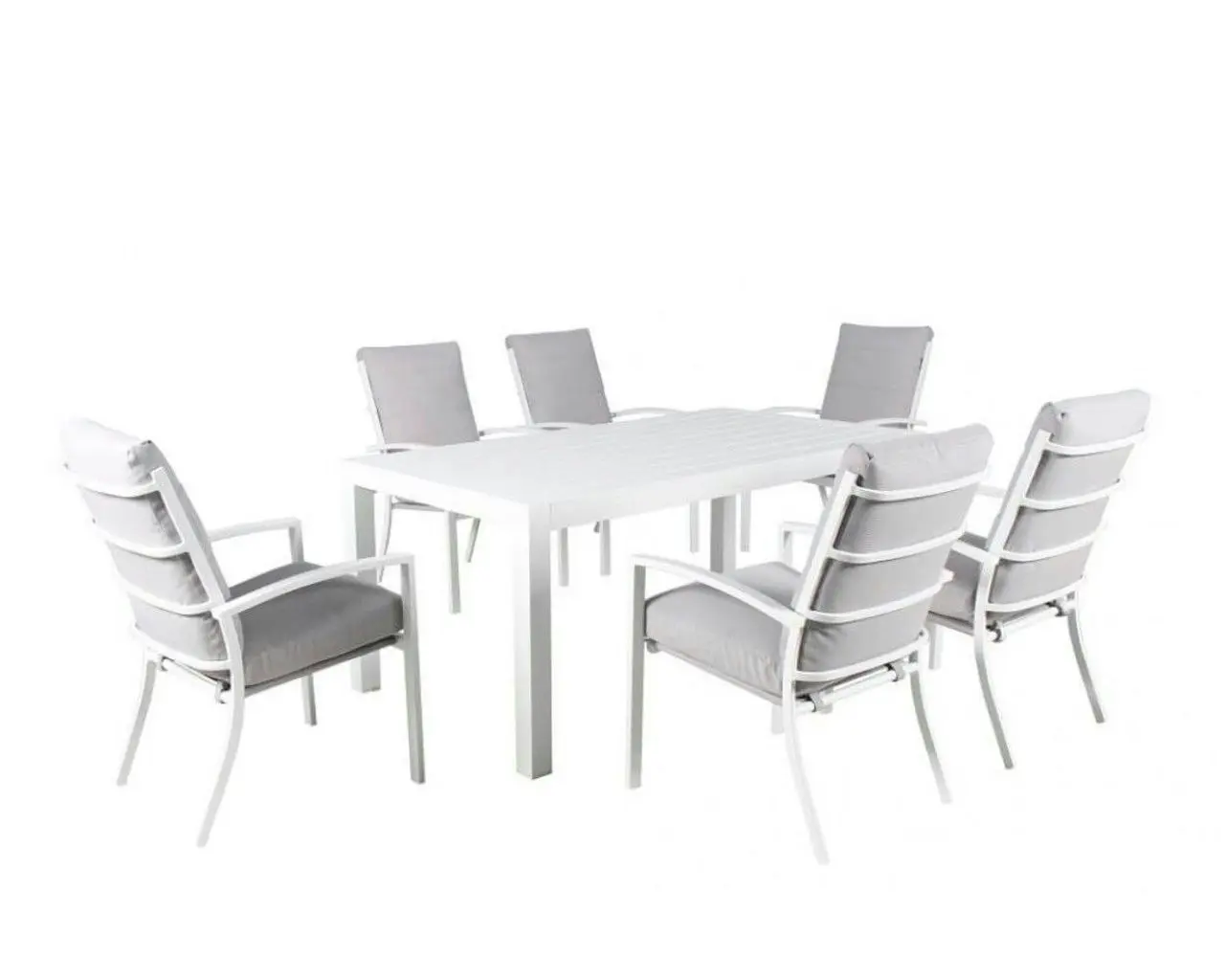 Jette 7 Piece Dining - White