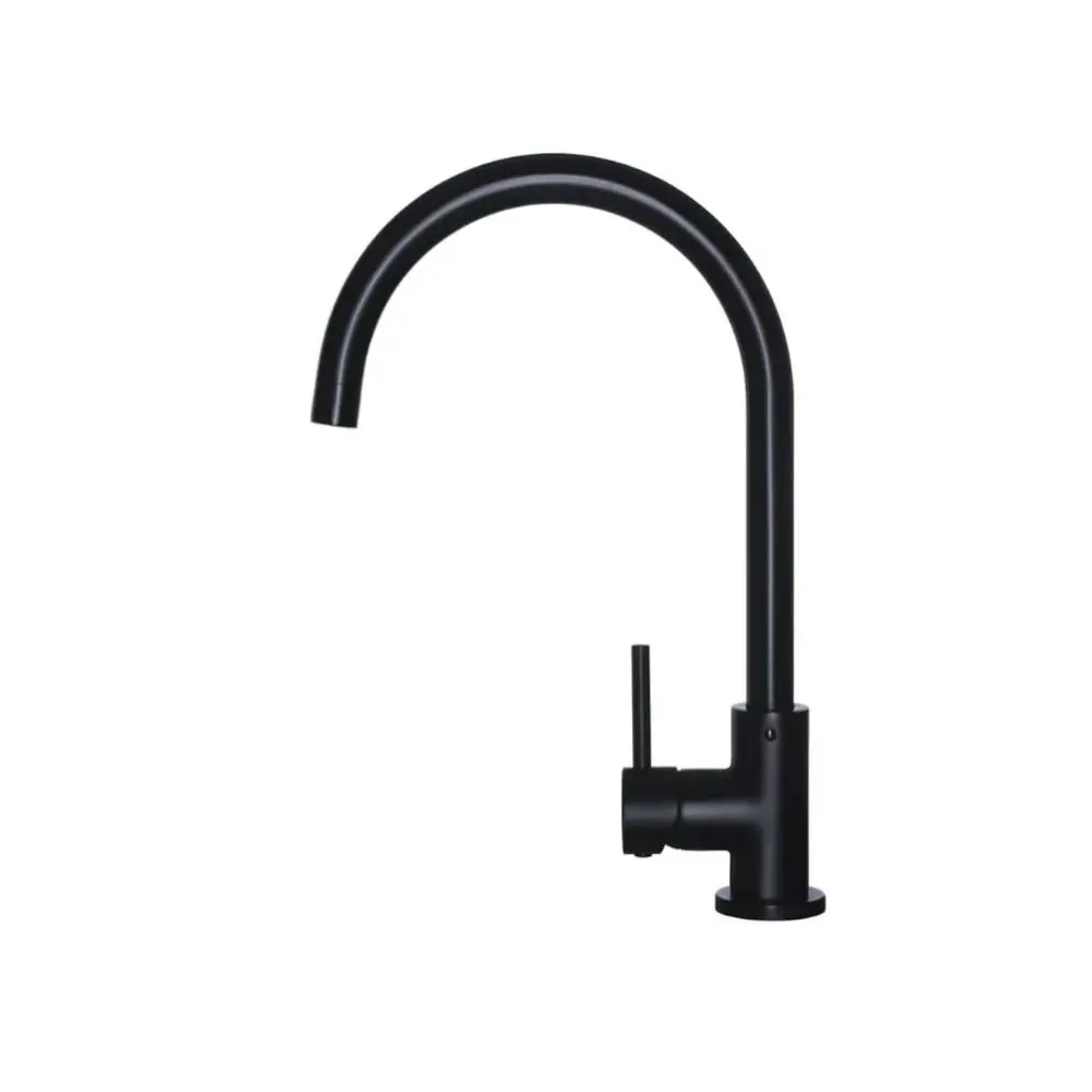 Meir Kitchen Mixer Round Matte Black MK03