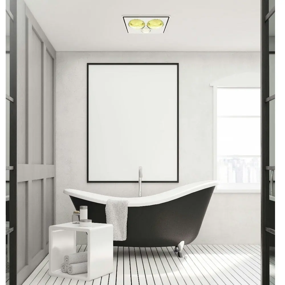 IXL Bathroom Lighting Classic Tastic Vivid Heater, Fan & Light 3 in 1 White 11323