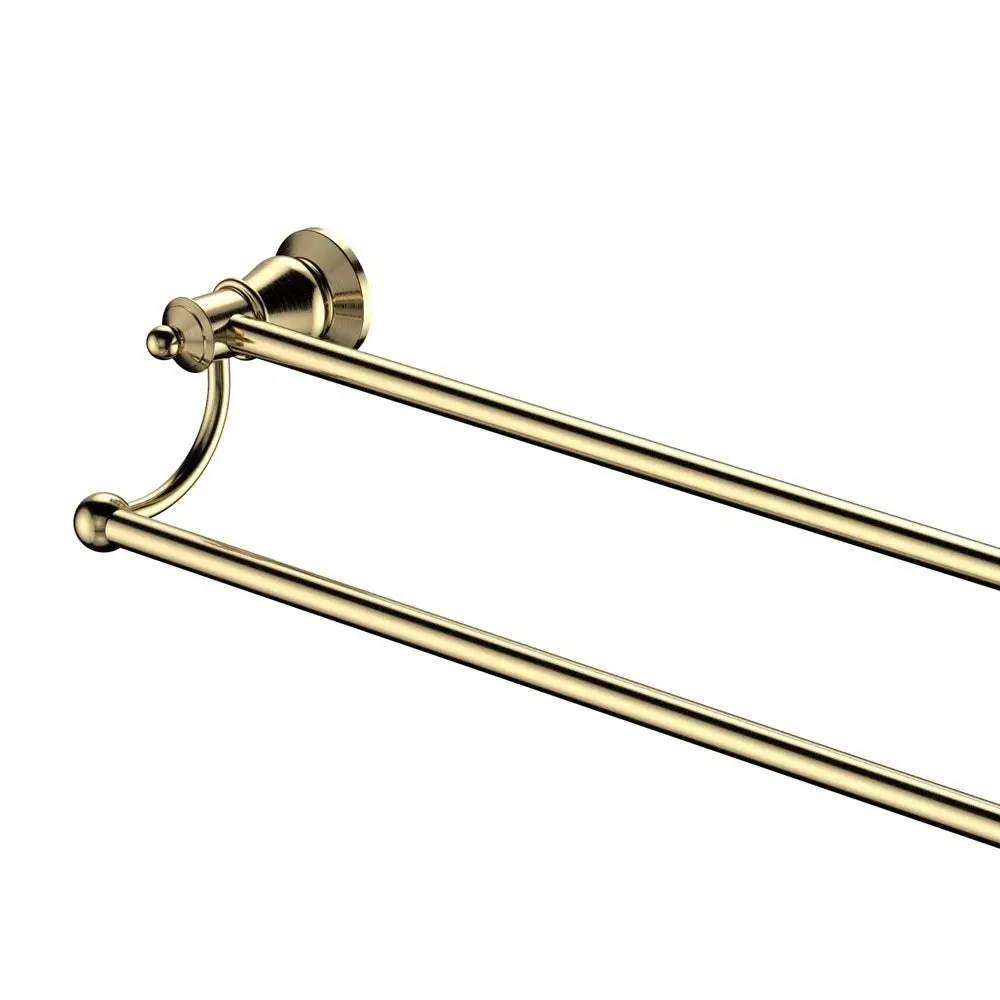 Fienza Lillian Double Towel Rail Urban Brass 81008UB