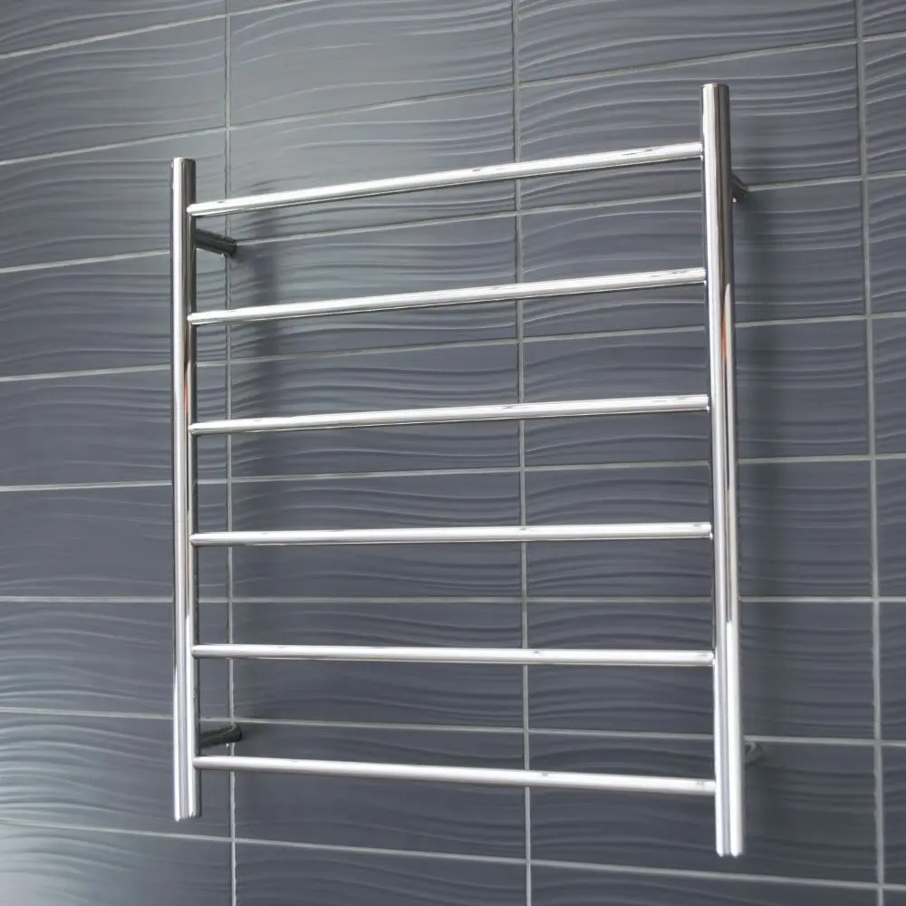 Radiant Polished 700 x 830mm Round Non Heated Towel Rail LTR01-700