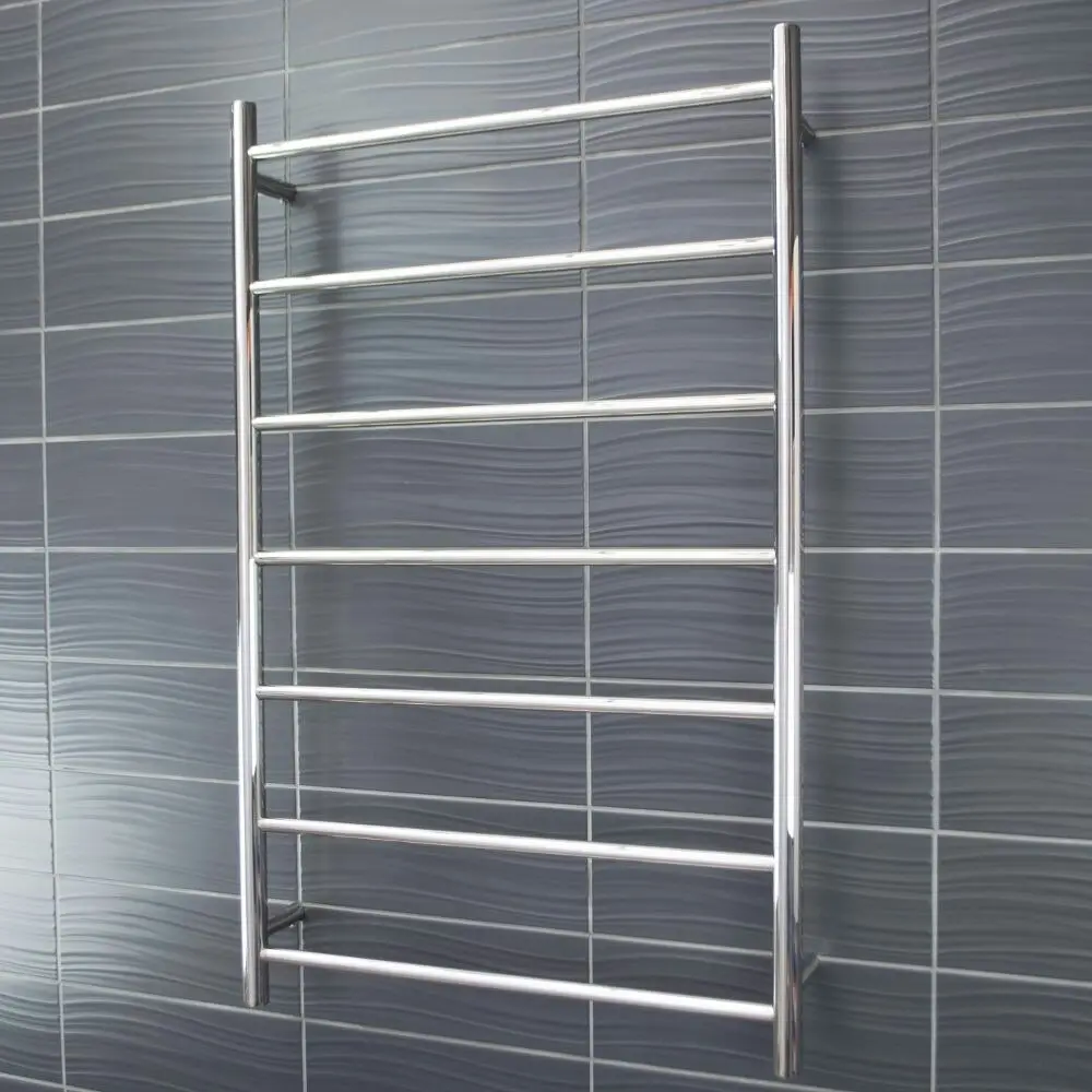 Radiant Polished 700 x 1130mm Round Non Heated Towel Rail LTR02-700