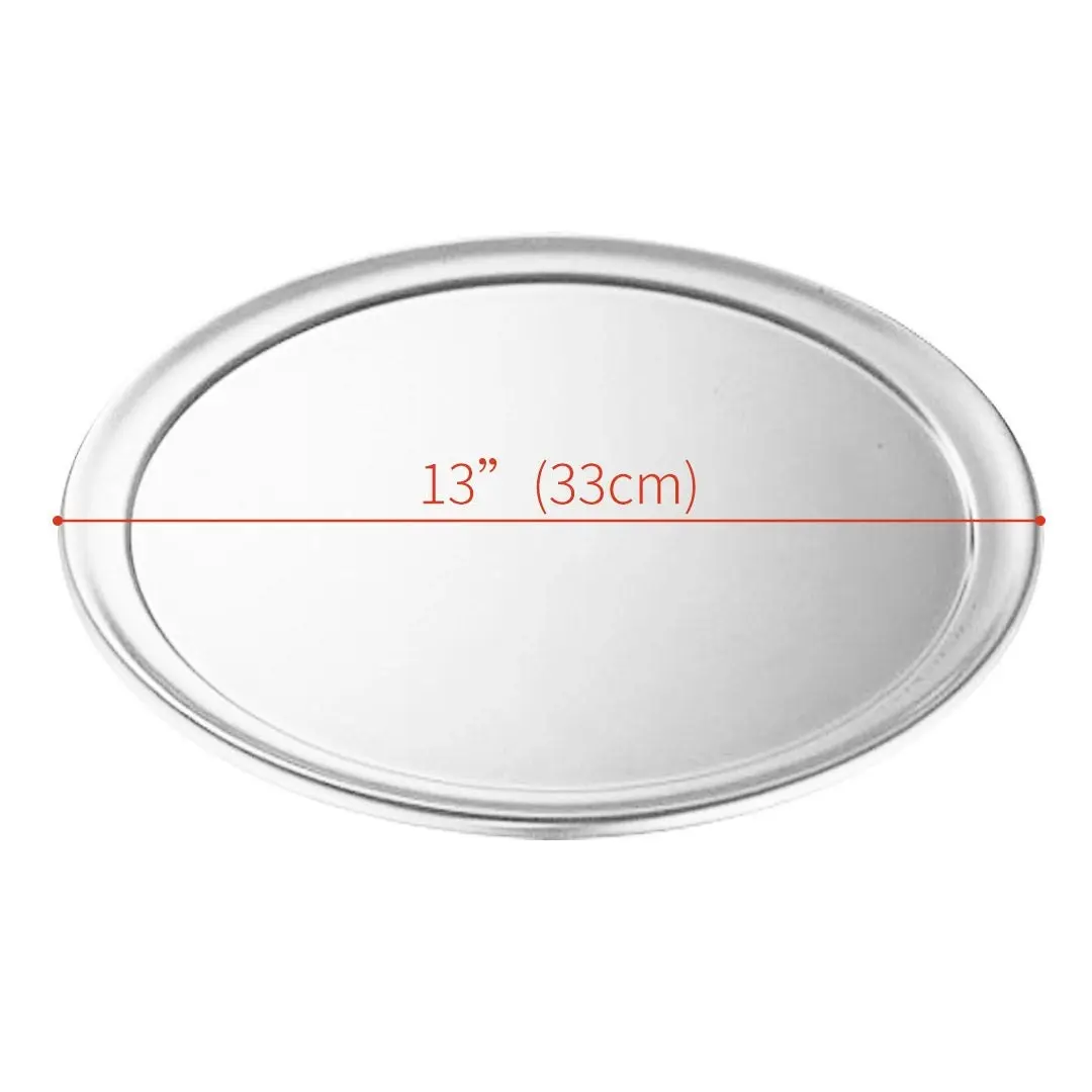 Soga 13-inch Round Aluminum Steel Pizza Tray Home Oven Baking Plate Pan