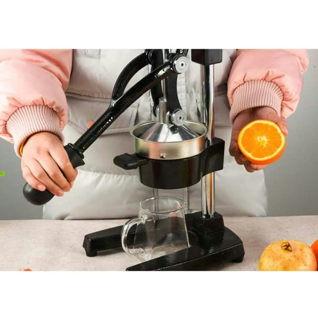 Soga Commercial Manual Juicer Hand Press Juice Extractor Squeezer Orange Citrus Black