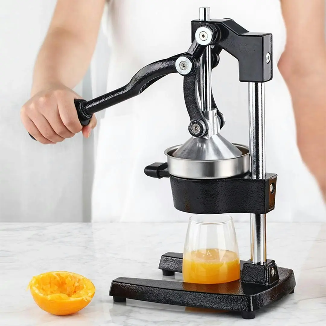 Soga Commercial Manual Juicer Hand Press Juice Extractor Squeezer Orange Citrus Black