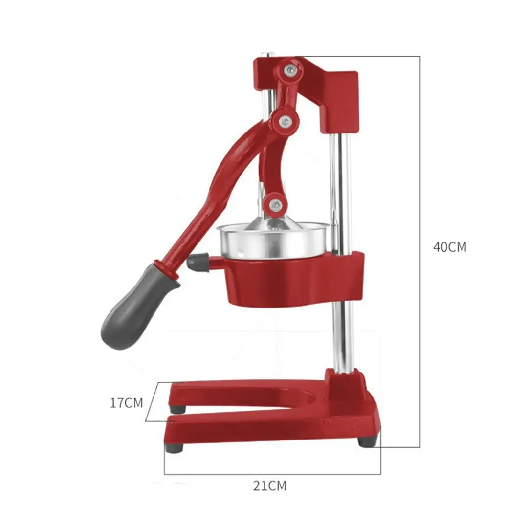 Soga Commercial Manual Juicer Hand Press Juice Extractor Squeezer Orange Citrus Red