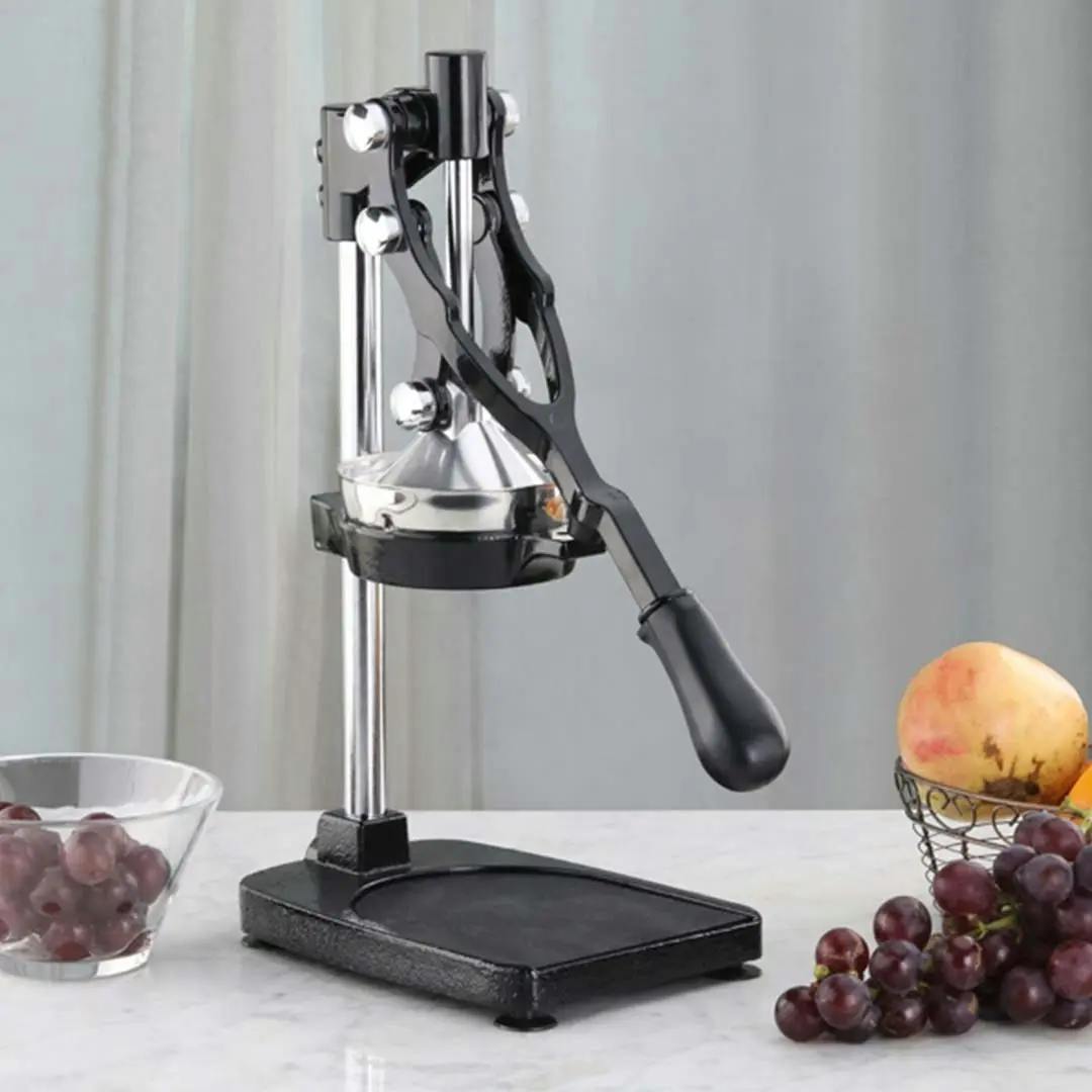 Soga Commercial Stainless Steel Manual Juicer Hand Press Juice Extractor Squeezer Black