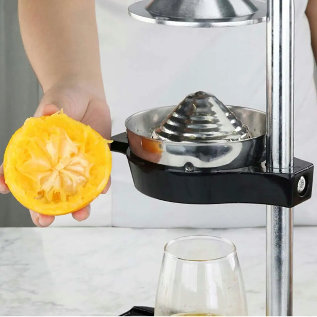 Soga Commercial Stainless Steel Manual Juicer Hand Press Juice Extractor Squeezer Black