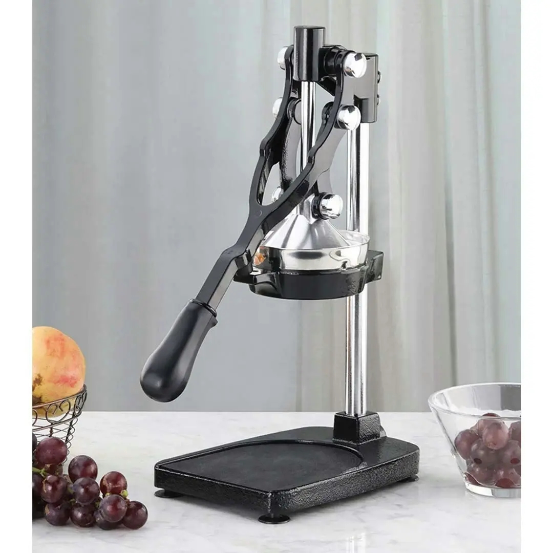 Soga Commercial Stainless Steel Manual Juicer Hand Press Juice Extractor Squeezer Black