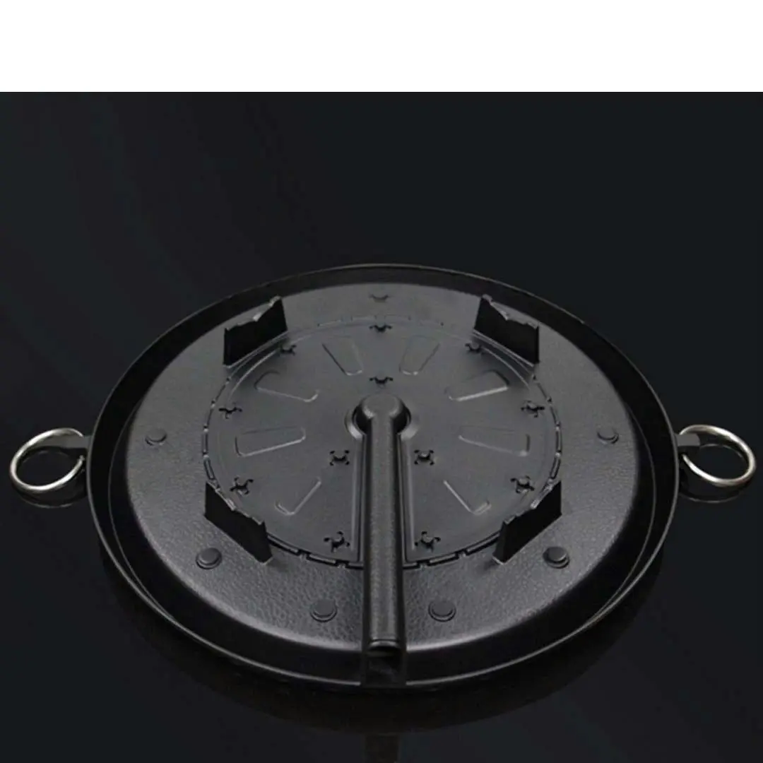 Soga Portable Korean BBQ Butane Gas Stove Stone Grill Plate Non Stick Coated Round