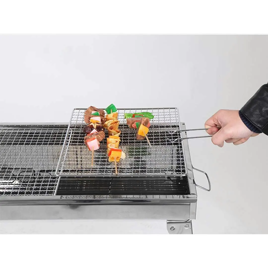 Soga Skewers Grill Portable Stainless Steel Charcoal BBQ Outdoor 6-8 Persons