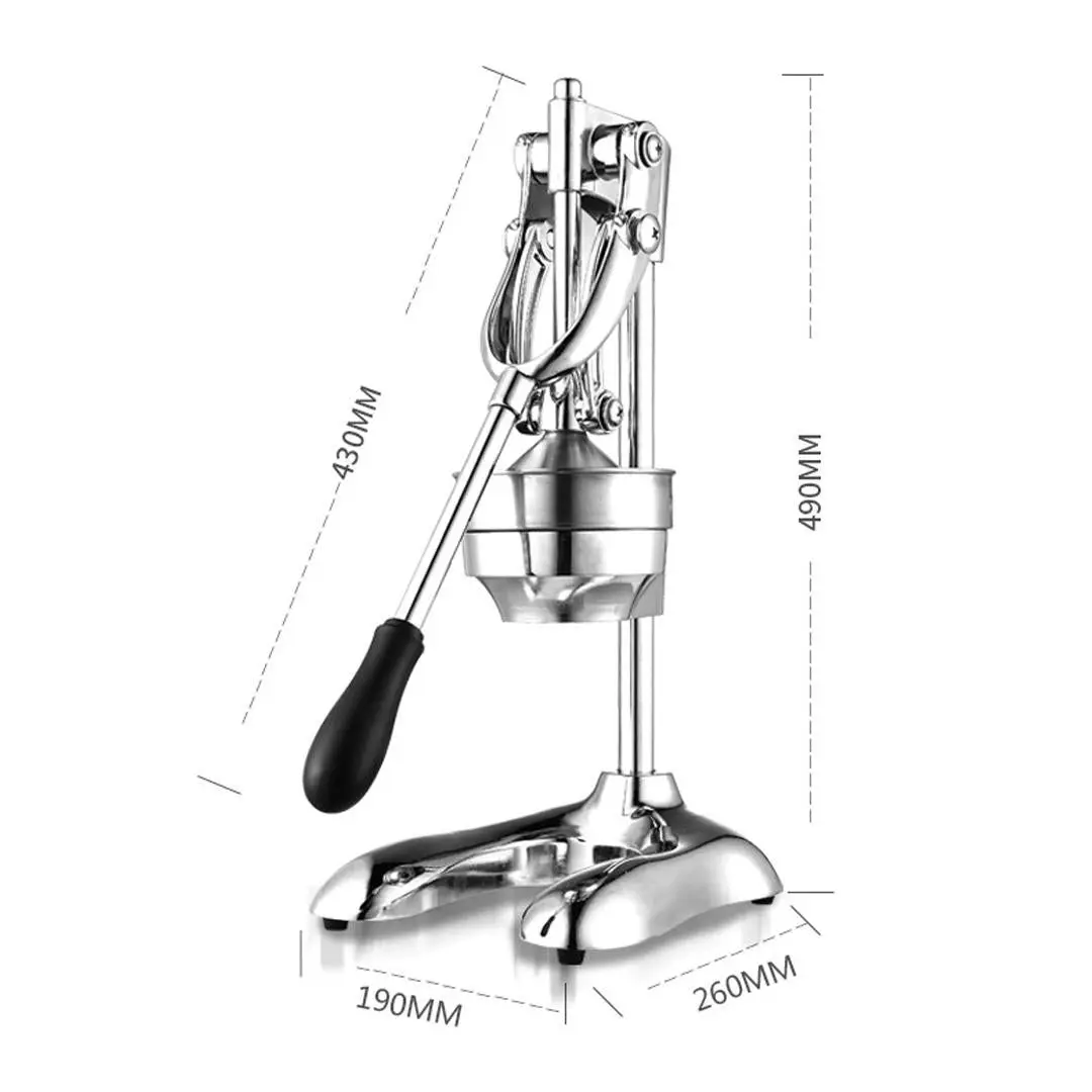 Soga Stainless Steel Manual Juicer Hand Press Juice Extractor Squeezer Orange Citrus