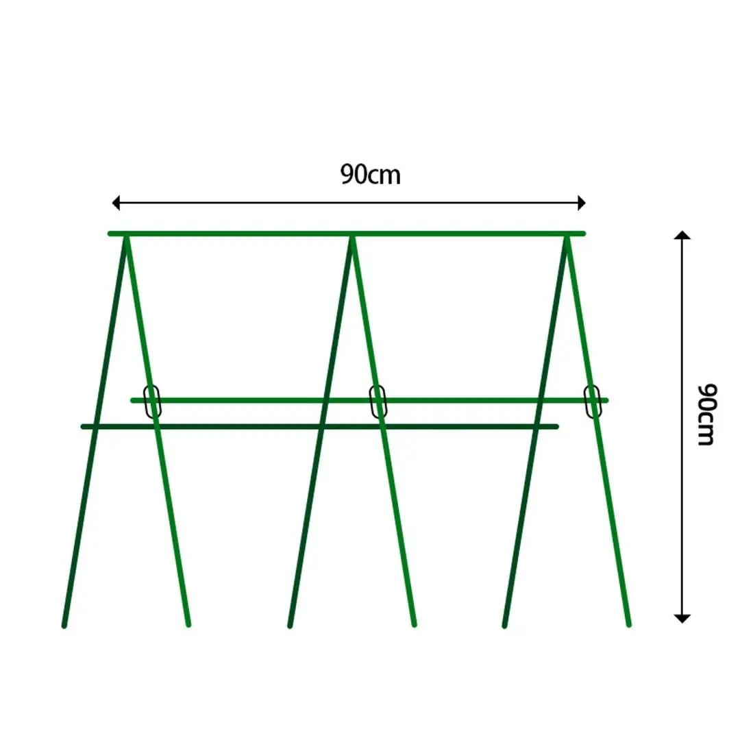 Soga 90cm Plant Frame Tube Trellis Vegetable Flower Herbs Outdoor Vine Support Adjustable Garden Rack