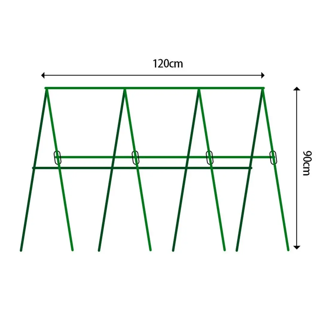 Soga 120X90cm Plant Frame Tube Trellis Vegetable Flower Herbs Outdoor Vine Support Adjustable Garden Rack