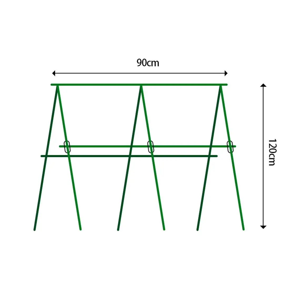 Soga 90X120cm Plant Frame Tube Trellis Vegetable Flower Herbs Outdoor Vine Support Adjustable Garden Rack