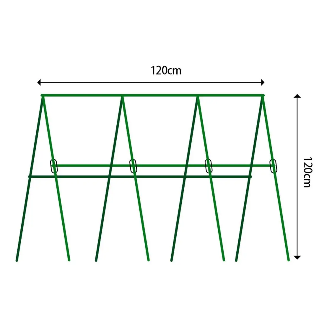 Soga 120cm Plant Frame Tube Trellis Vegetable Flower Herbs Outdoor Vine Support Adjustable Garden Rack