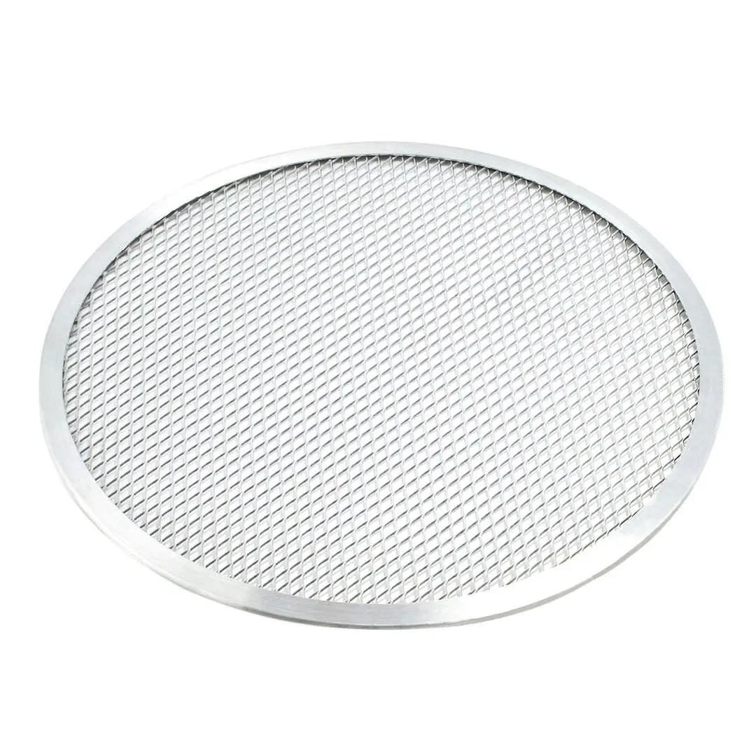 Soga 8-inch Round Seamless Aluminium Nonstick Commercial Grade Pizza Screen Baking Pan