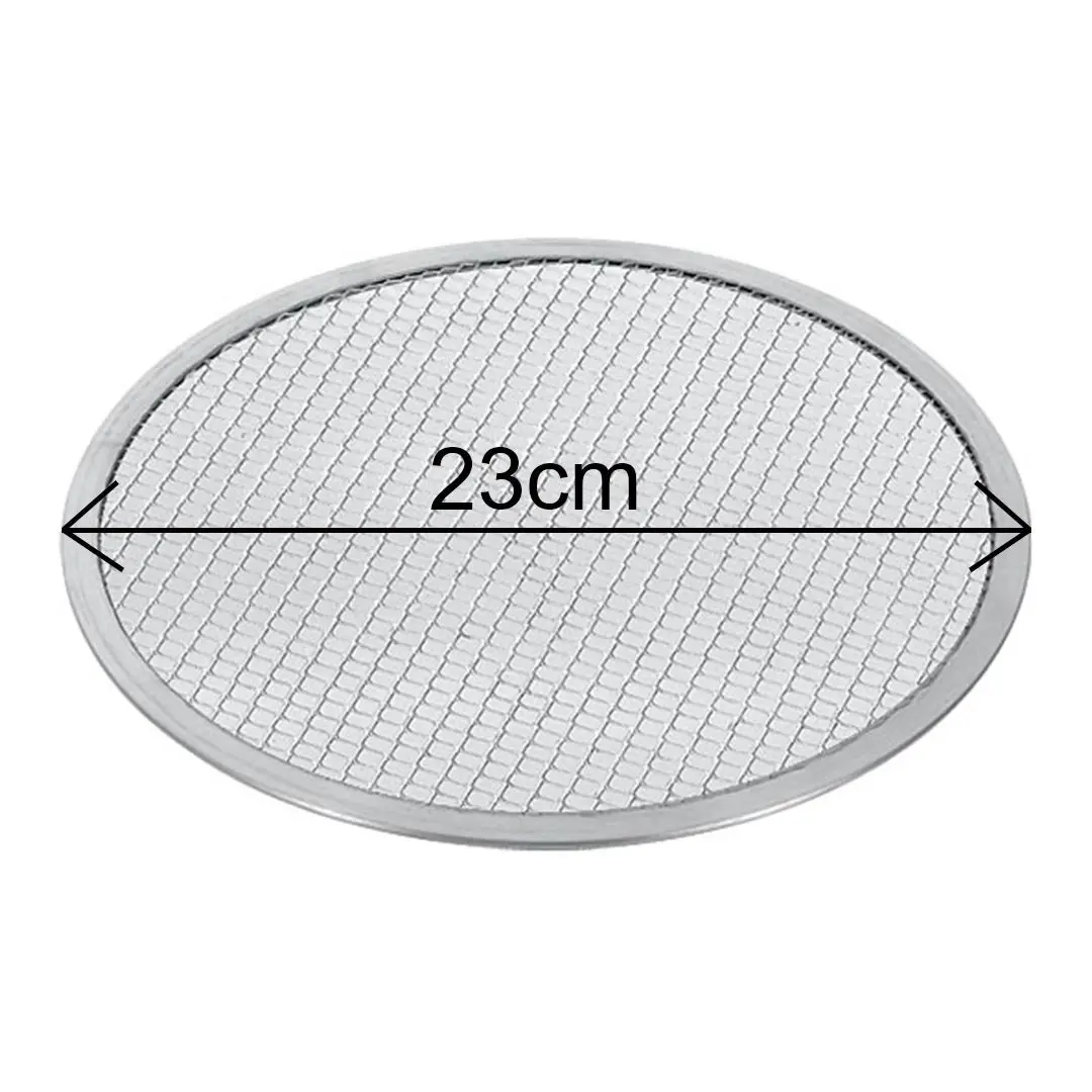 Soga 9-inch Round Seamless Aluminium Nonstick Commercial Grade Pizza Screen Baking Pan