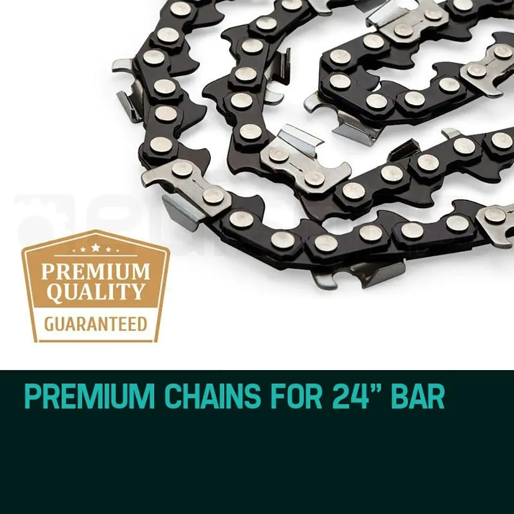 2 X 24 Inch Baumr-AG Chainsaw Chain 24in Bar Replacement Suits 72CC 76CC 82CC Saws