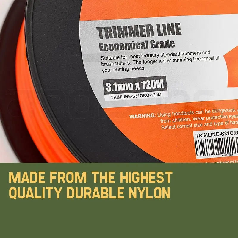 MTM 3.1mm x 120M Squared Tip Trimmer Line