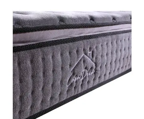 Bamboo Charcoal Mattress Pocket Spring Pillowtop 5 Zone 32cm Depth