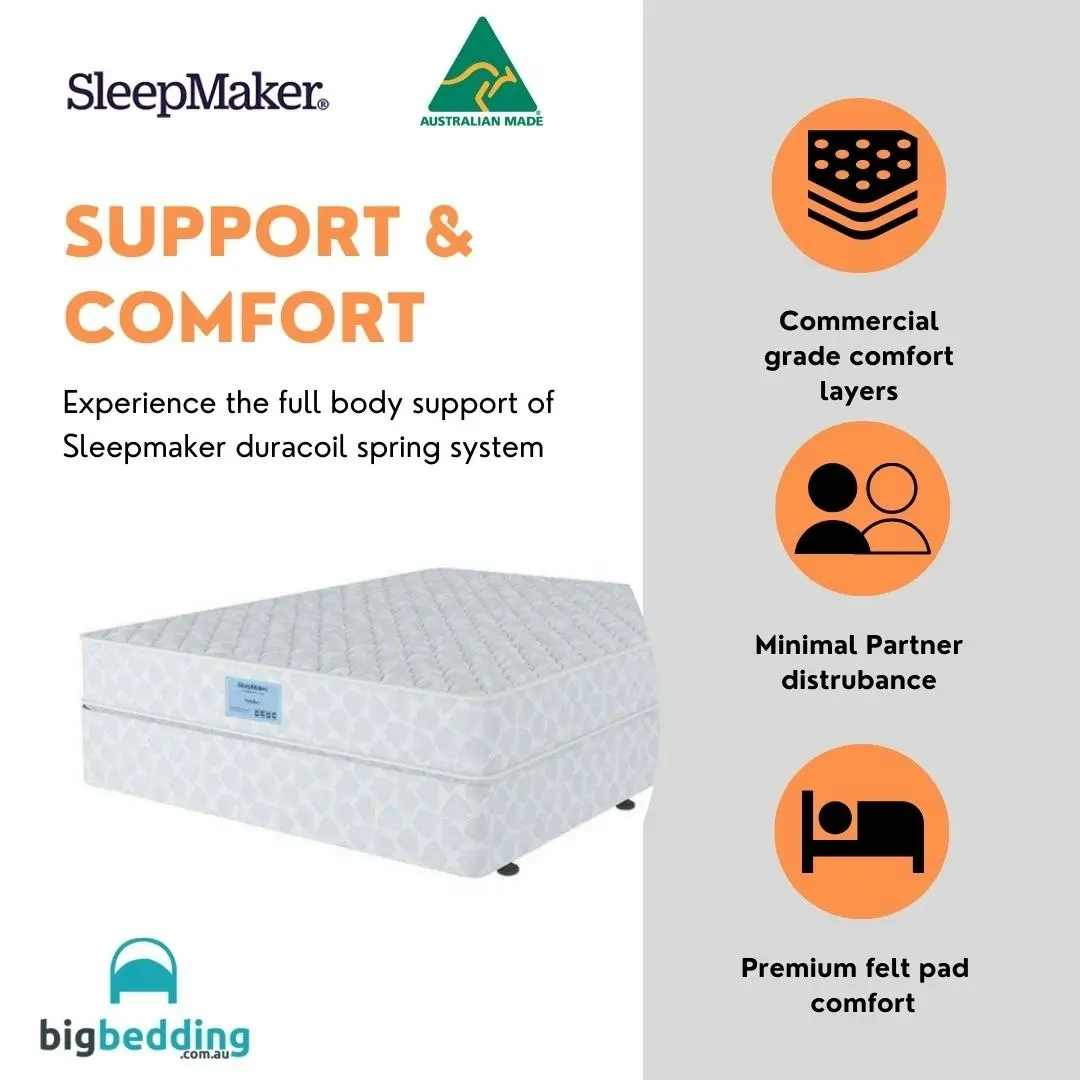 SleepMaker Lifestyle Enhance Miracoil Mattress - Medium