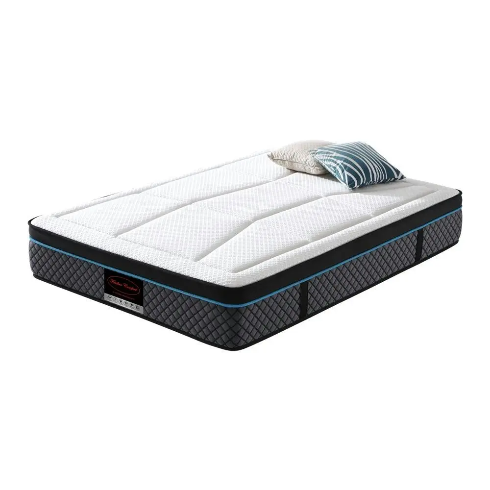 Coolmax Memory Foam 6 Zone Pocket Coil Soft Firmness Mattress