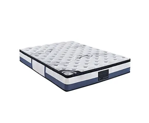 Mattress Latex Pillow Top Pocket Spring Foam Medium Firm Bed - 5 Sizes