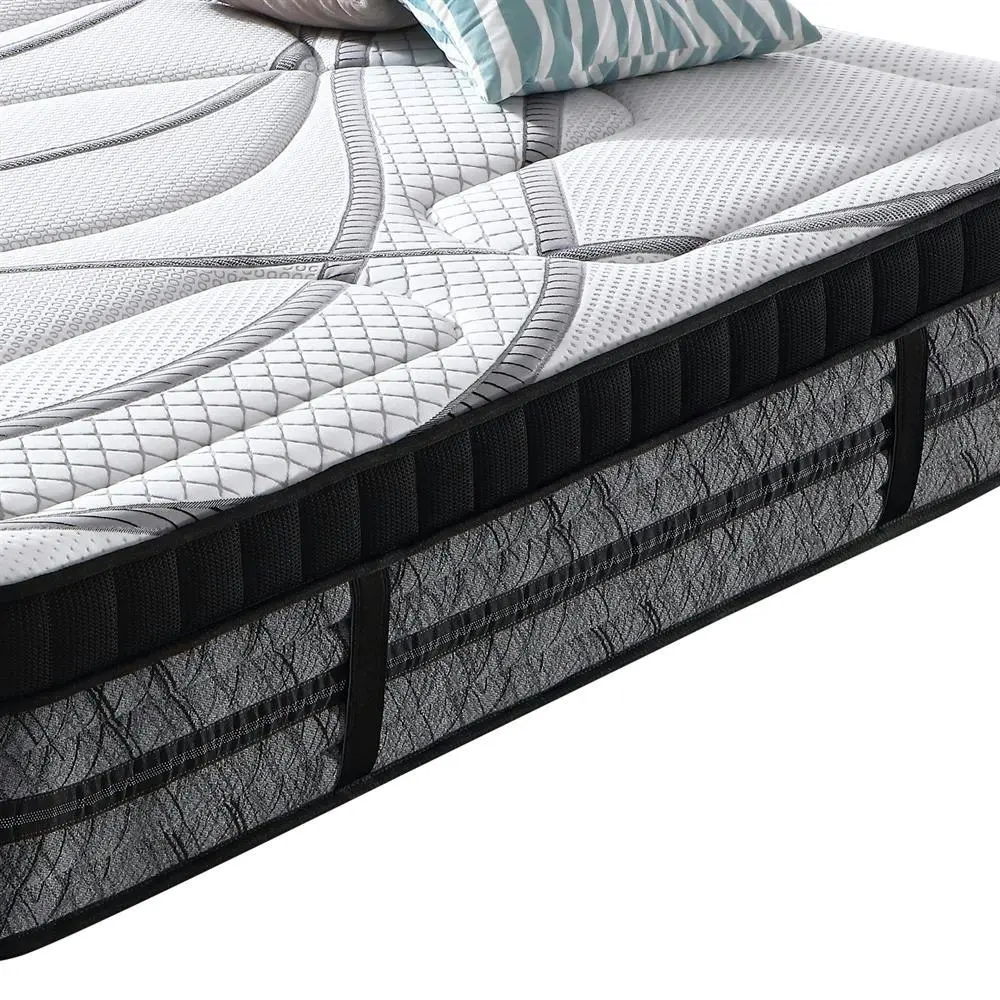 Pocket Coil Spring Foam Firm Bed 32cm Thick Mattress