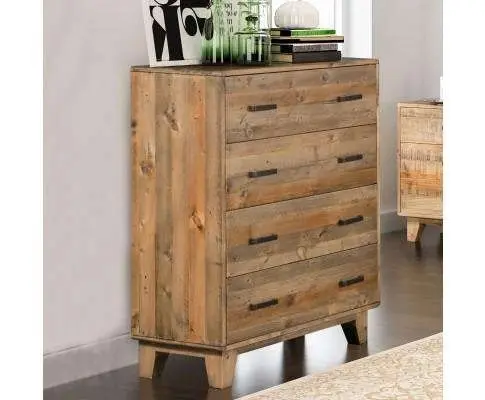 Woodstyle 4 Drawer Tallboy