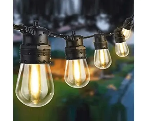 10 Bulbs 14M Festoon String Lights LED Waterproof Outdoor Christmas Party