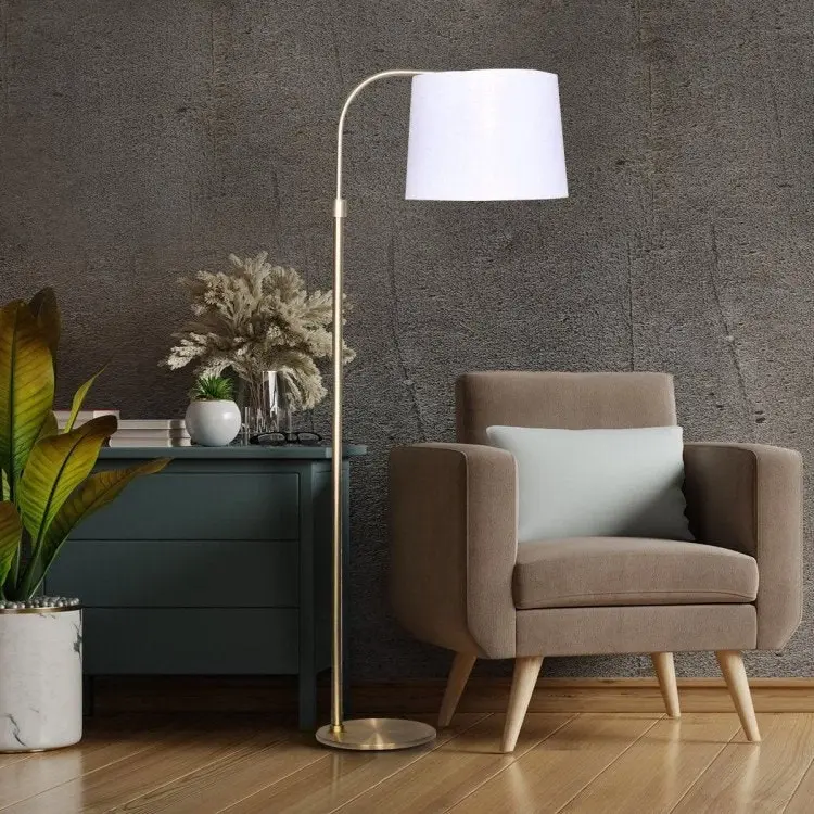 Sarantino Height Adjustable Metal Floor Lamp