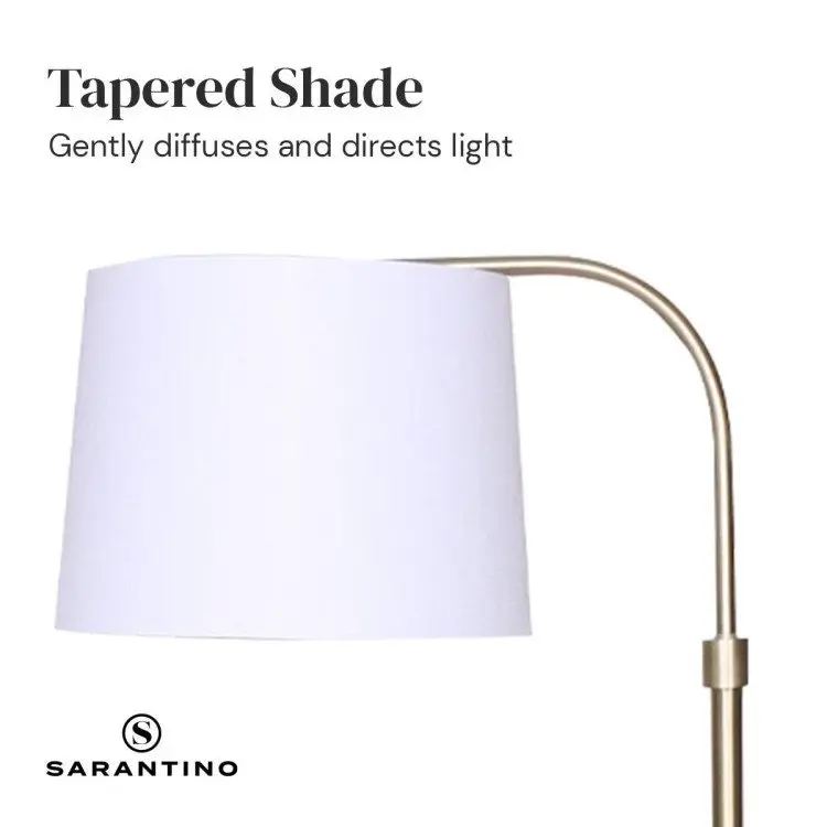 Sarantino Height Adjustable Metal Floor Lamp