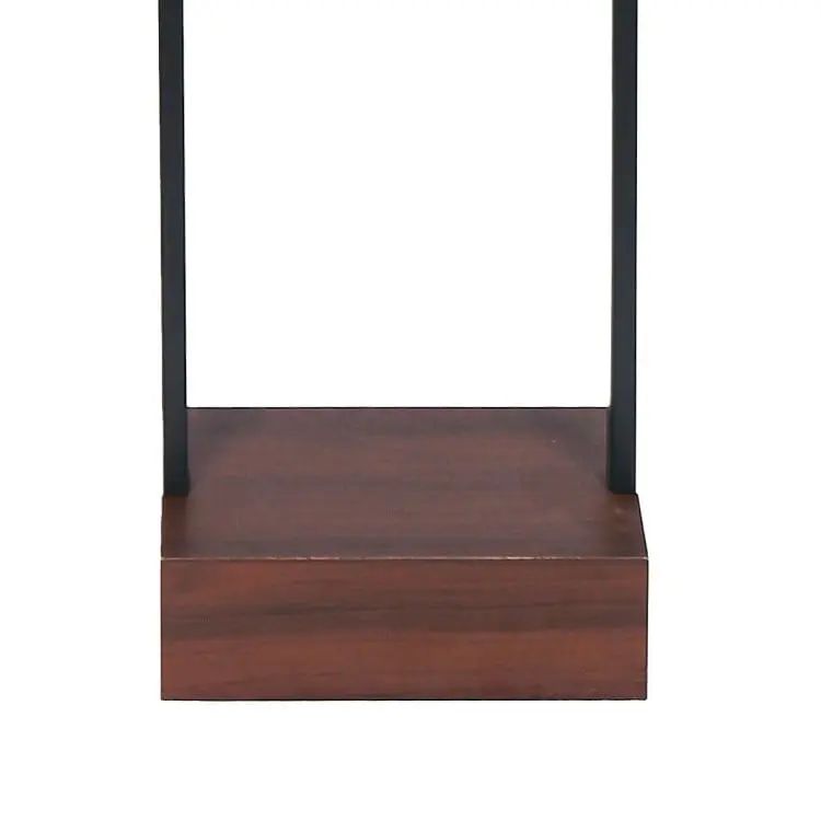 Sarantino Wood Floor Lamp In Cherry Finish