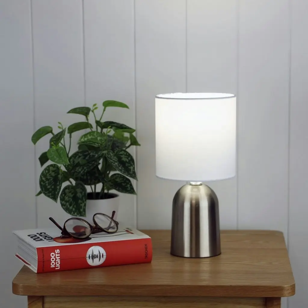 ESPEN ON / OFF Touch Lamp Brushed Chrome Finish