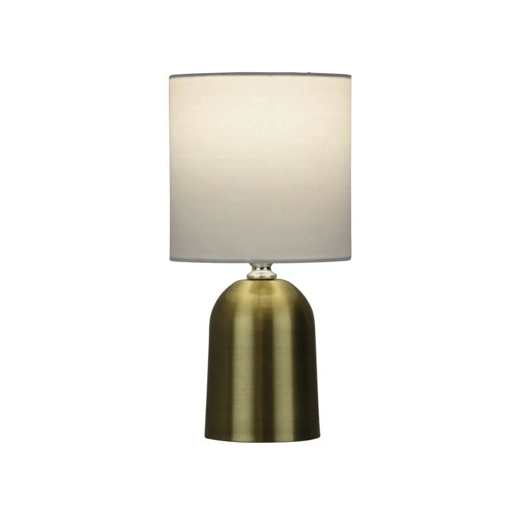 ESPEN ON / OFF Touch Lamp in Antique Brass Finish