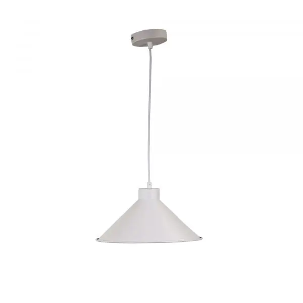 VICTORIANA 30 30cm White Traditional Metal Shade