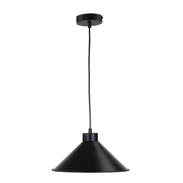 VICTORIANA 30 30cm Black Traditional Metal Shade