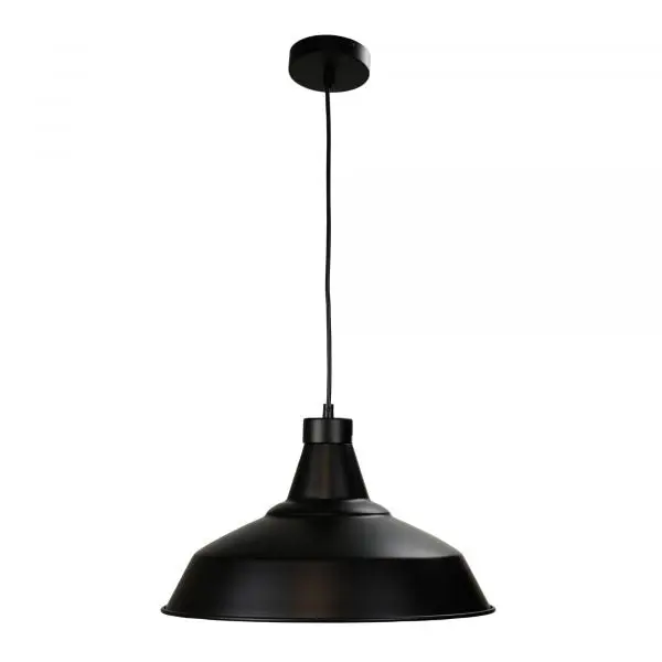 WAREHOUSE.39 39 cm Black Industrial Vintage Shade