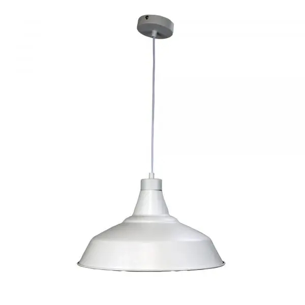 WAREHOUSE.39 39 cm White Industrial Vintage Shade