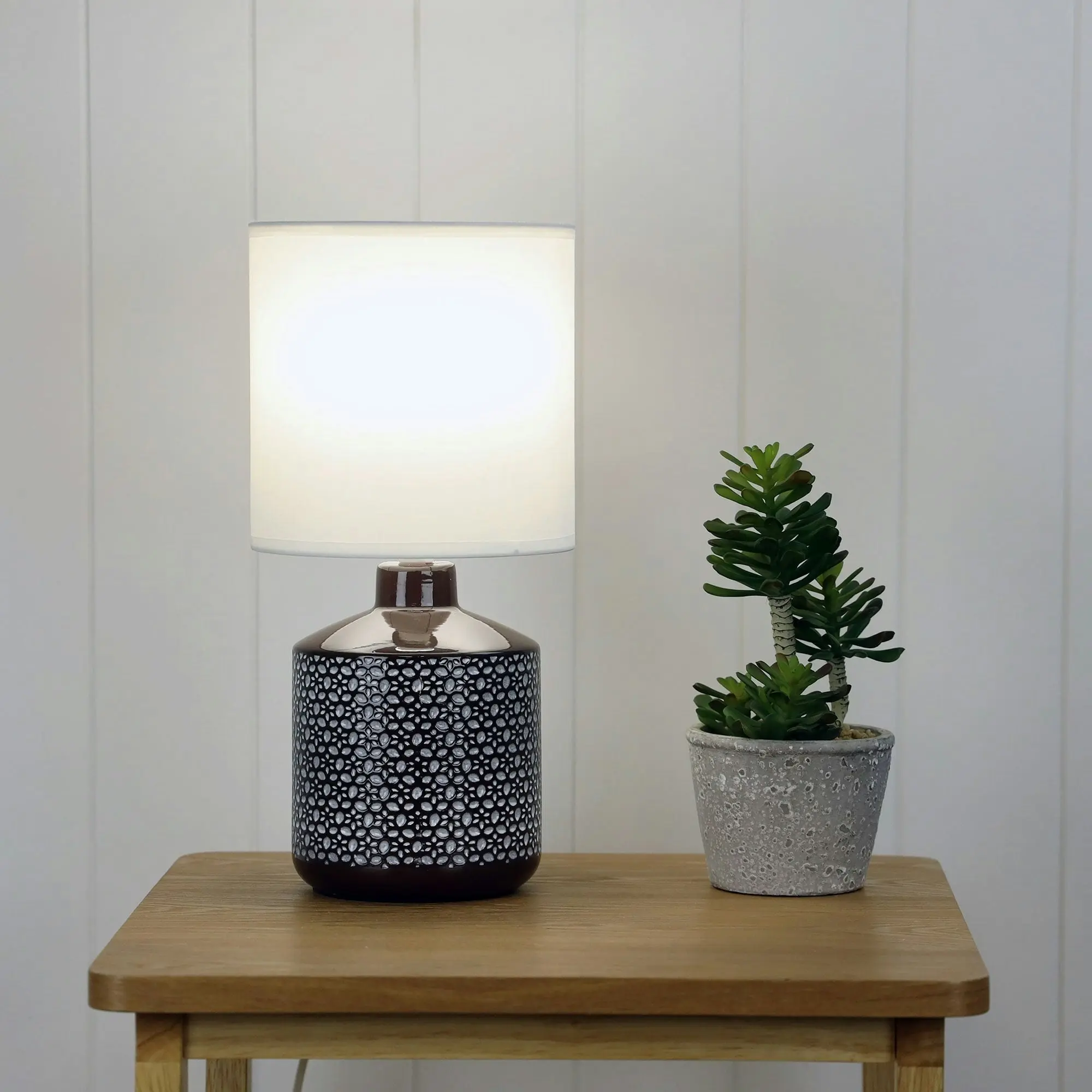 CELIA Coffee Ceramic Table Lamp