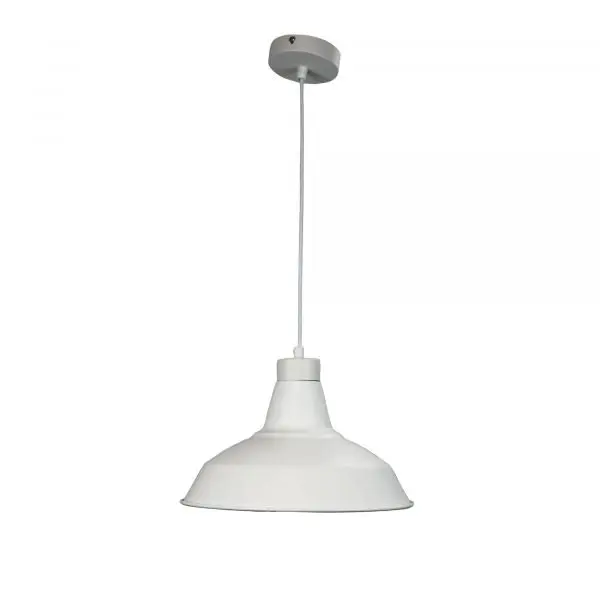 WAREHOUSE.31 31 cm White Industrial Vintage Shade