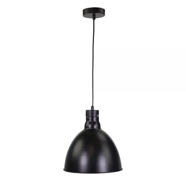 DAWSON.25 25cm Black Barn Style Metal Shade