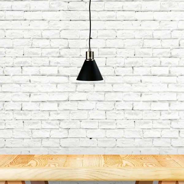 COMO Black and Antique Brass Single Pendant