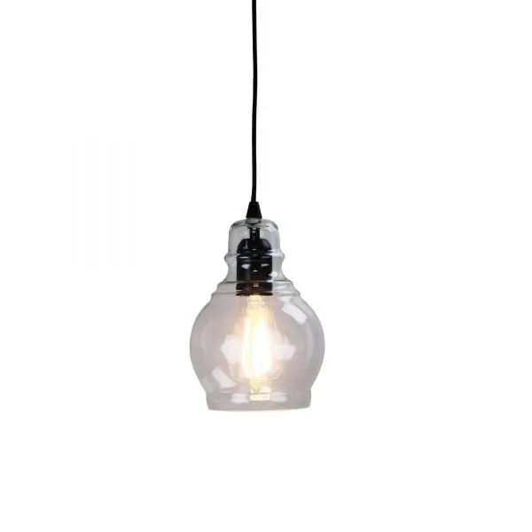 AUBURN.3 Pendant Light Clear Glass Single Pendant